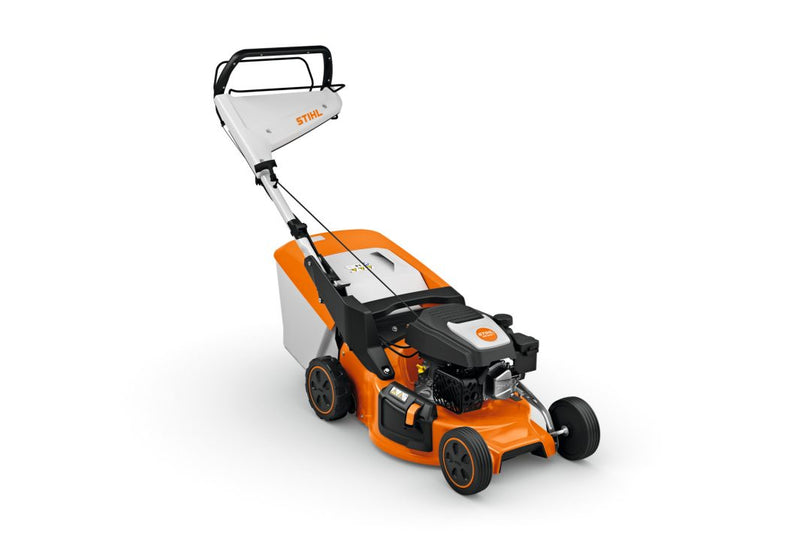 Masina de tuns iarba STIHL RM 248 T autopropulsata benzina latime taiere 46 cm inaltime reglabila cos colector 52 L