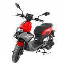 Scuter Rotakt Intercity benzina putere 6.5kW Euro 5 viteza 85 km/h 125cmc greutate admisa 280kg-Rosu-Alb