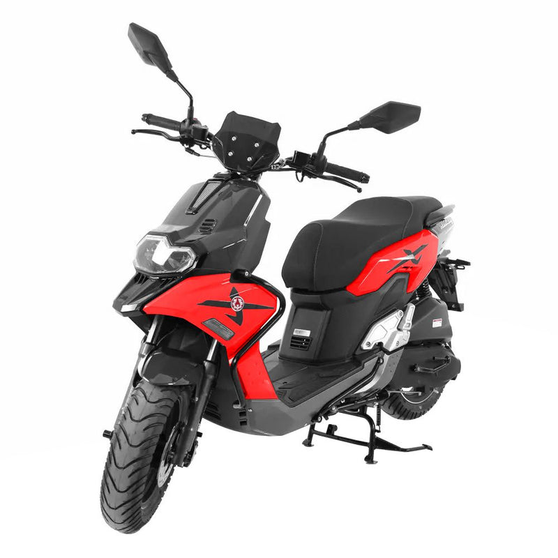 Scuter Rotakt Intercity benzina putere 6.5kW Euro 5 viteza 85 km/h 125cmc greutate admisa 280kg-Rosu