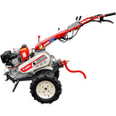 Motocultor Kama KDT 910CE diferential pornire electrica motor 9 CP Diesel 3+1 viteze roti cauciuc 4.00x10" + Set freza hexagonala