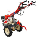 Motocultor Kama KDT 910LE diferential pornire electrica motor 9 CP Diesel 6+2 viteze roti cauciuc 4.00x10" + Set 3 freze ( hexagonala, adancime, cilindru de maruntit)
