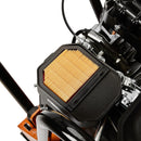 Placa compactoare Kraft & Dele KD1196 motor Loncin 7 CP benzina forta 15 kN adancime compactare 28 cm viteza 25 m/min eficienta 650 m²/h talpa 450x350 mm