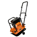 Placa compactoare Kraft & Dele KD1196 motor Loncin 7 CP benzina forta 15 kN adancime compactare 28 cm viteza 25 m/min eficienta 650 m²/h talpa 450x350 mm