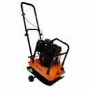 Placa compactoare Kraft & Dele KD1196 motor Loncin 7 CP benzina forta 15 kN adancime compactare 28 cm viteza 25 m/min eficienta 650 m²/h talpa 450x350 mm