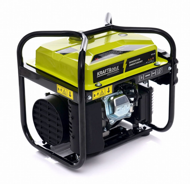 Generator curent invertor Kraft & Dele KD135 putere 2 kW benzina rezervor 10 L monofazat 230 V 1l ulei