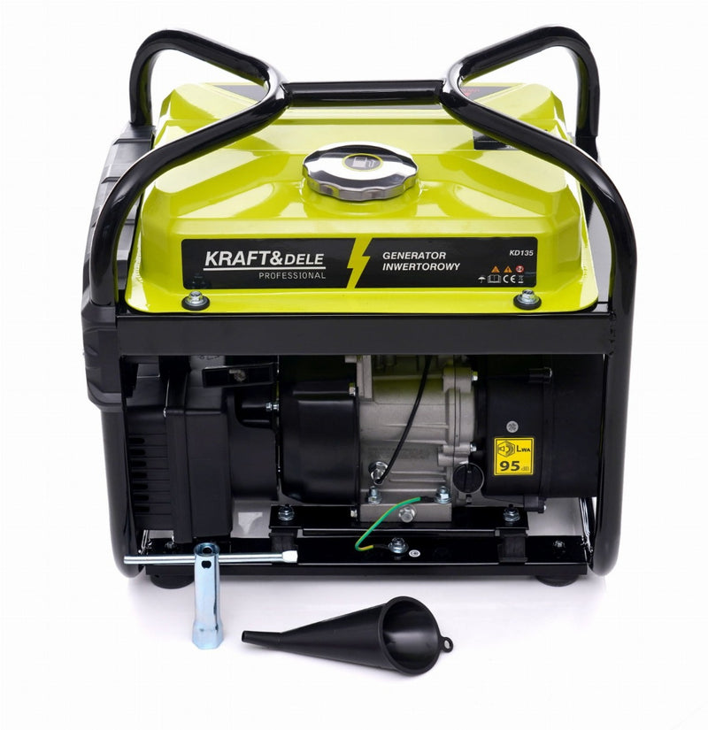 Generator curent invertor Kraft & Dele KD135 putere 2 kW benzina rezervor 10 L monofazat 230 V 1l ulei