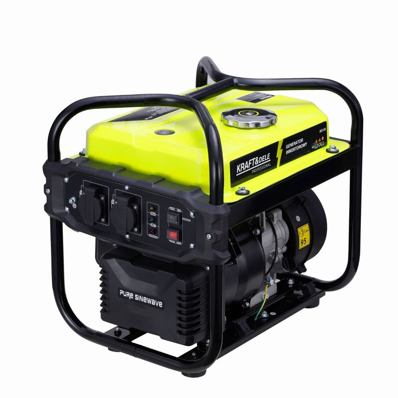 Generator curent invertor Kraft & Dele KD135 putere 2 kW benzina rezervor 10 L monofazat 230 V