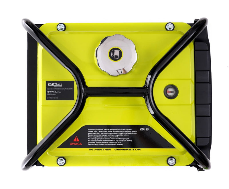 Generator curent invertor Kraft & Dele KD135 putere 2 kW benzina rezervor 10 L monofazat 230 V 1l ulei