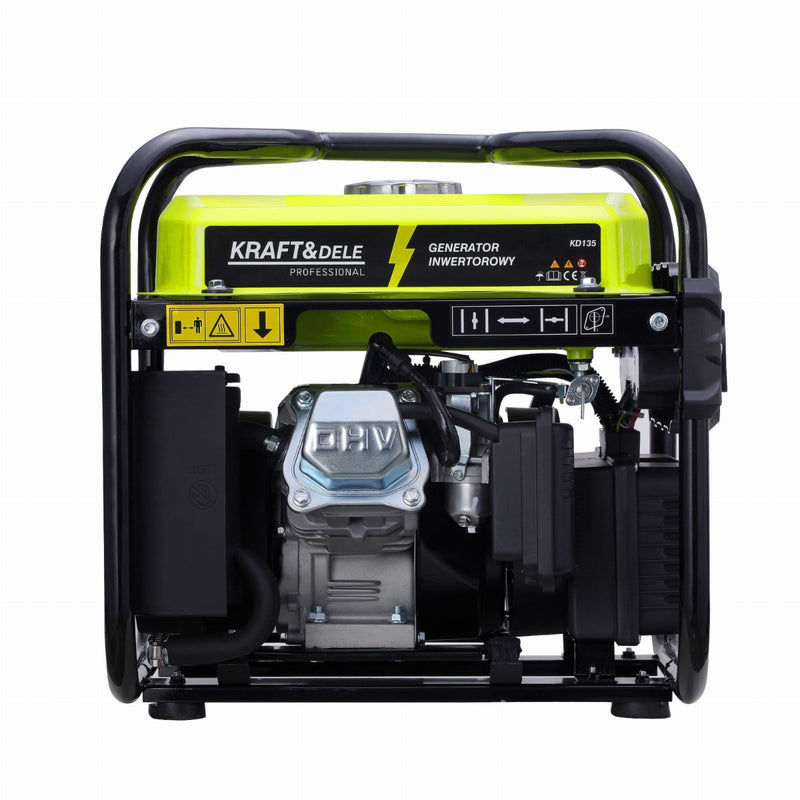 Generator curent invertor Kraft & Dele KD135 putere 2 kW benzina rezervor 10 L monofazat 230 V
