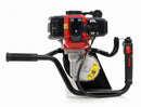 Motoburghiu de pamant Kraft & Dele KD174 motor 5.2 CP 2 timpi benzina burghie 100/150/200 x 800 mm