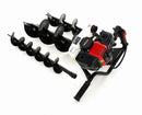 Motoburghiu de pamant Kraft & Dele KD174 motor 5.2 CP 2 timpi benzina burghie 100/150/200 x 800 mm