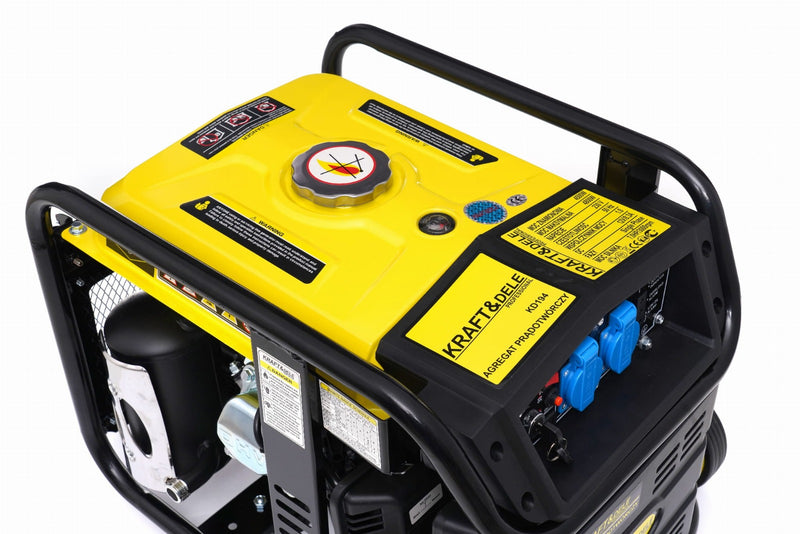 Generator curent invertor Kraft & Dele KD194 putere 4.8 kW benzina rezervor 15 L monofazat 230 V