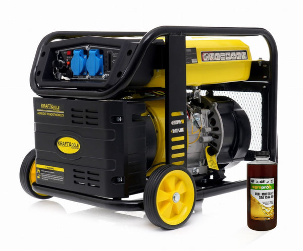 Generator curent invertor Kraft & Dele KD194 putere 4.8 kW benzina rezervor 15 L monofazat 230 V 1l ulei