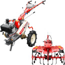 Motocultor Kama KDT 910CE diferential pornire electrica motor 9 CP Diesel 3+1 viteze roti cauciuc 4.00x10" + Freza tractata