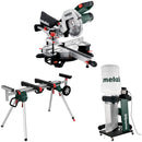 Pachet Fierastrau de debitat METABO KGS 216M + Suport fierastrau de debitat METABO KSU251 + Aspirator rumegus METABO SPA1200