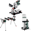 Pachet Fierastrau de debitat METABO KS 216 M + Suport fierastrau de debitat METABO KSU251 + Aspirator rumegus METABO SPA1200