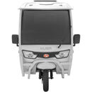 Tricicleta electrica KUBA E-KAMYONET cu cabina autonomie 80 km viteza 45 km/h basculabila obloane rabatabile putere 3000W acumulatori 72V/58Ah
