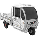 Tricicleta electrica KUBA E-KAMYONET cu cabina autonomie 80 km viteza 25 km/h basculabila obloane rabatabile putere 3000W acumulatori 72V/58Ah nu necesita permis
