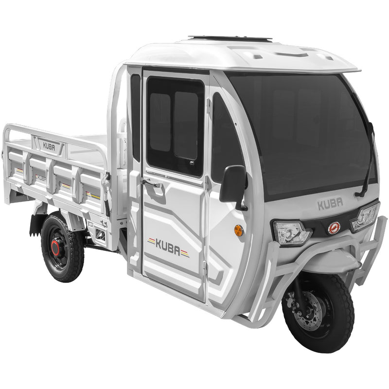 Tricicleta electrica KUBA E-KAMYONET cu cabina autonomie 80 km viteza 45 km/h basculabila obloane rabatabile putere 3000W acumulatori 72V/58Ah