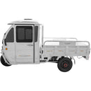 Tricicleta electrica KUBA E-KAMYONET cu cabina autonomie 80 km viteza 25 km/h basculabila obloane rabatabile putere 3000W acumulatori 72V/58Ah nu necesita permis