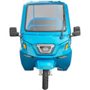 Tricicleta electrica KUBA GL 35000 cu cabina fara permis viteza maxima 25 km/h autonomie 70 km putere 1500W acumulatori 72V/58Ah-Alb