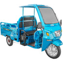 Tricicleta electrica KUBA GL 35000 cu cabina fara permis viteza maxima 25 km/h autonomie 70 km putere 1500W acumulatori 72V/58Ah-Alb