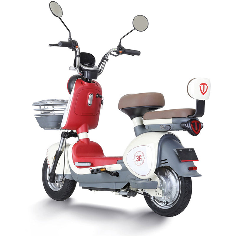 Scuter electric KUBA SWEET fara permis viteza maxima 25 km/h autonomie 50 km putere 1000W acumulatori 48V/12Ah