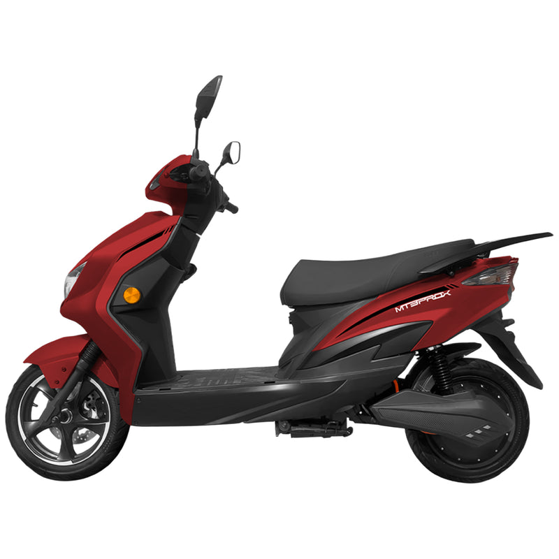 Scuter electric KUBA MT3 PRO X motor 3000W viteza 25 km/h autonomie 70 km 72V 20Ah fara permis culoare rosu