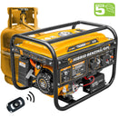 Generator 3.1 kW AgroPro THUNDER 3100 benzina GPL pornire electrica telecomanda rezervor 15 L monofazat Euro 5 permite automatizare ATS
