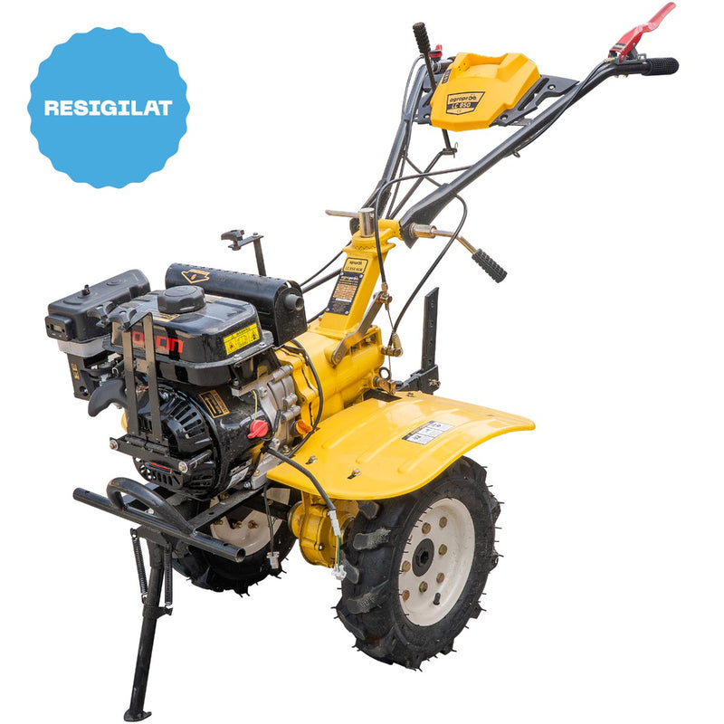 RESIGILAT: Motocultor AgroPro LC 850 motor Loncin 7 CP benzina 2+1 viteze latime lucru 65-90 cm freze roti cauciuc 4.00x8"