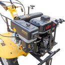 RESIGILAT: Motocultor AgroPro LC 850 motor Loncin 7 CP benzina 2+1 viteze latime lucru 65-90 cm freze roti cauciuc 4.00x8"