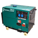 Generator de curent diesel Greenfield LDG6500S_EUROV cu carcasa insonorizanta stationar monofazat 5.5 kVA automatizare