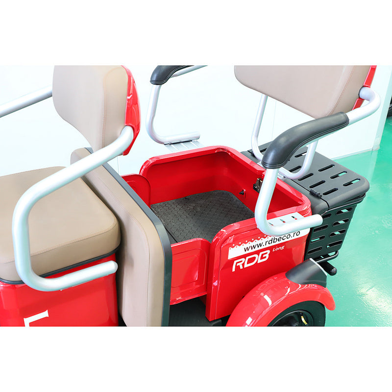 Tricicleta electrica RDB LONG fara permis 2000W 25km/h gri