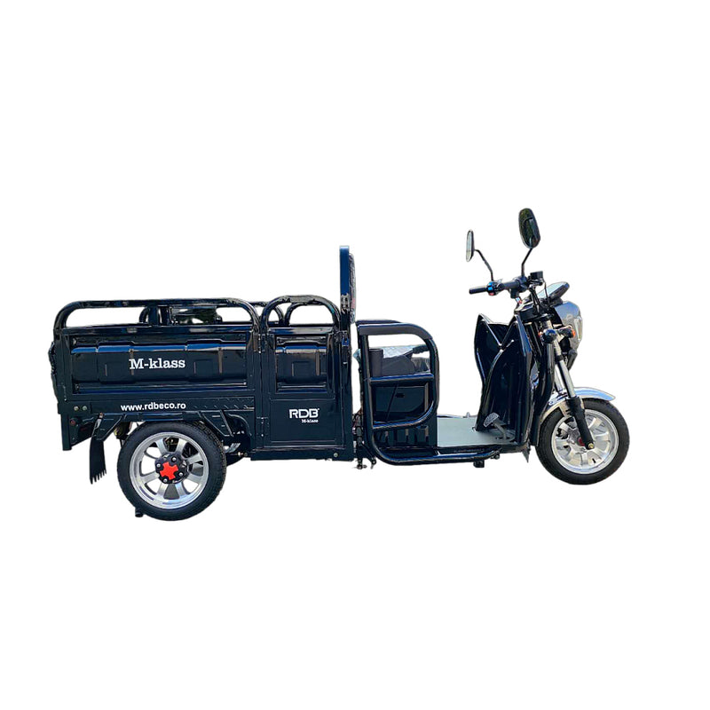 Tricicleta electrica RDB M-Klass 1000W 72V 20Ah 25km/h albastru