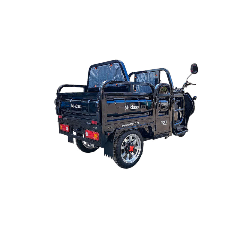 Tricicleta electrica RDB M-Klass 1000W 72V 20Ah 25km/h negru