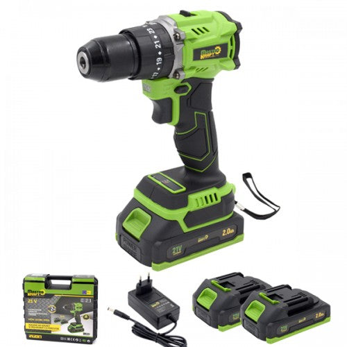 Masina de gaurit si insurubat cu percutie cu acumulator 21V Master Kraft MDK-21UBL (Brushless)