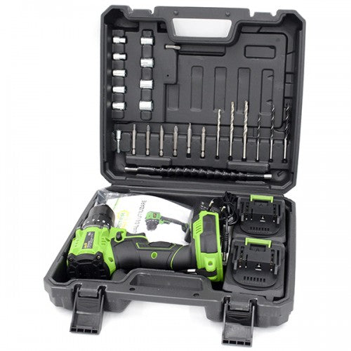 Masina de gaurit si insurubat cu percutie cu acumulator 21V Master Kraft MDK-21UBL (Brushless)