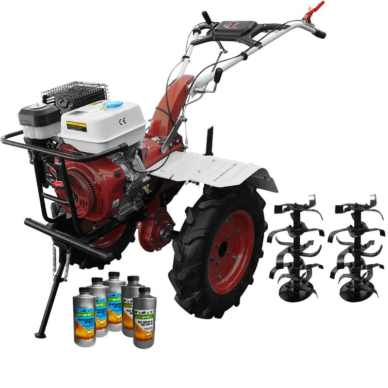 Motocultor profesional Media Line 15000/5 CF motor 15 CP latime lucru 120 cm freze roti cauciuc rarita fixa 5l ulei