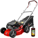 Masina de tuns gazonul Media Line MG 42-150 S motor 3.5 CP OHV autopropulsie reglare centralizata 7 trepte latime taiere 42 cm cos 45 l + 1l ulei motor