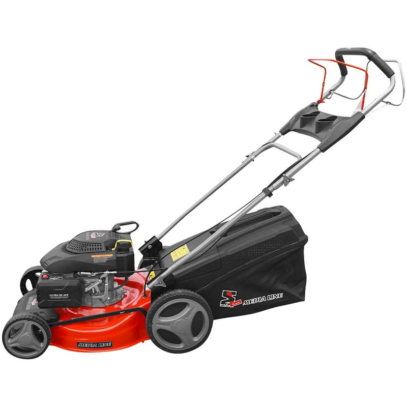 Masina gazon Media Line MG 48 S motor 4.1 CP latime lucru 46 cm autopropulsata volum cos 55 l