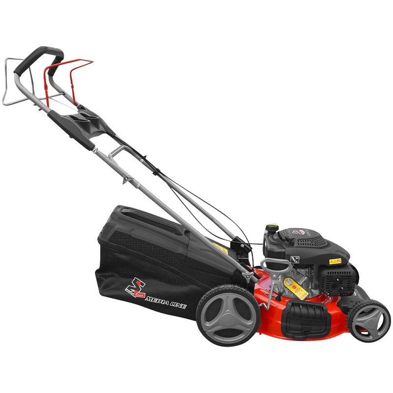 Masina gazon Media Line MG 48 S motor 4.1 CP latime lucru 46 cm autopropulsata volum cos 55 l
