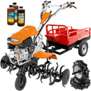 Motosapa STIHL MH 700 motor 7 CP benzina 2+1 viteze latime lucru 98-121 cm freze roti cauciuc 4.00x8" remorca 4l ulei