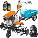 Motosapa STIHL MH 700 motor 7 CP benzina 2+1 viteze latime lucru 98-121 cm freze roti cauciuc 4.00x8" remorca 4l ulei