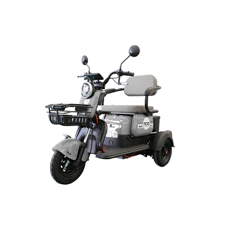 Tricicleta electrica RDB MINI fara permis 2000W 25km/h gri