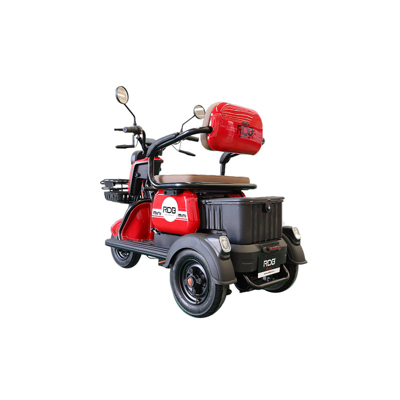 Tricicleta electrica RDB MINI fara permis 2000W 25km/h gri