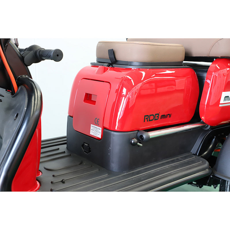 Tricicleta electrica RDB MINI fara permis 2000W 25km/h rosu