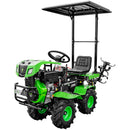 Minitractor RDB BD192E hidraulic 4x4 motor 11CP diesel 3+1 viteze latime lucru 135 cm 4 freze roti 19x7.00-8" semicabina