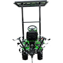 Minitractor RDB BD192E hidraulic 4x4 motor 11CP diesel 3+1 viteze latime lucru 135 cm 4 freze roti 19x7.00-8" semicabina