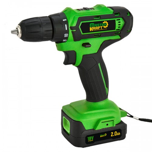Masina de gaurit si insurubat cu acumulator 18V Master Kraft MK-18Li