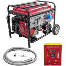 Generator curent Media Line MLG 9300E/2 +ATS putere maxima 10 KVA trifazat rezervor 25 L pornire electrica + kit evacuare esapament 3m